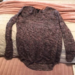V neck lightweight sweater